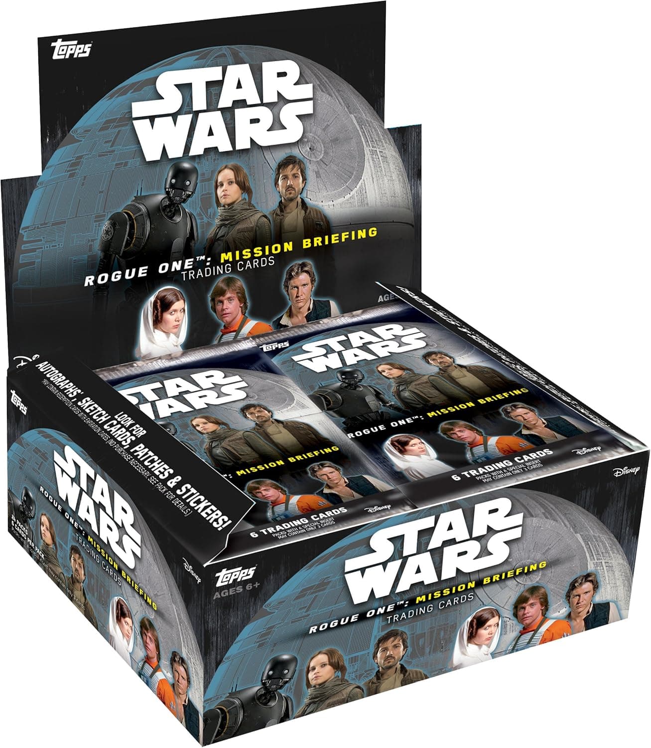 Topps 2016 Star Wars Road to Rogue One Retail Box Cards (24 Count)