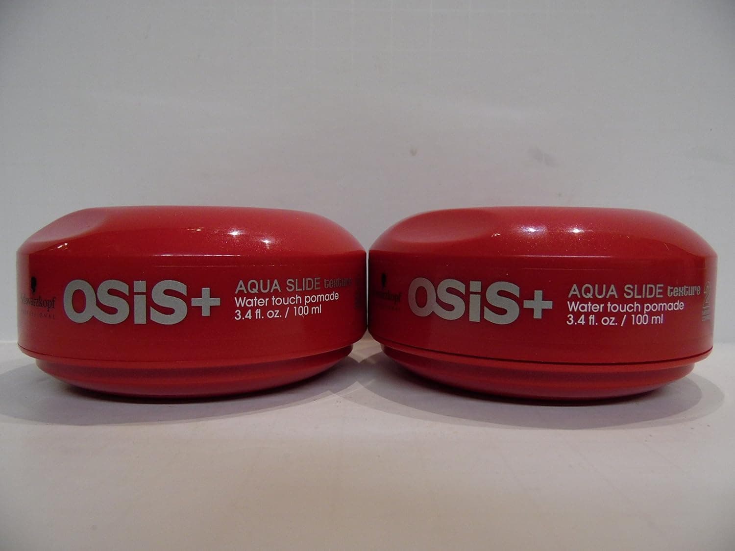 Schwarzkopf Osis+ Aqua Slide Texture 2 Water Touch Pomade - 2 Pack - 3.4 Oz. Each
