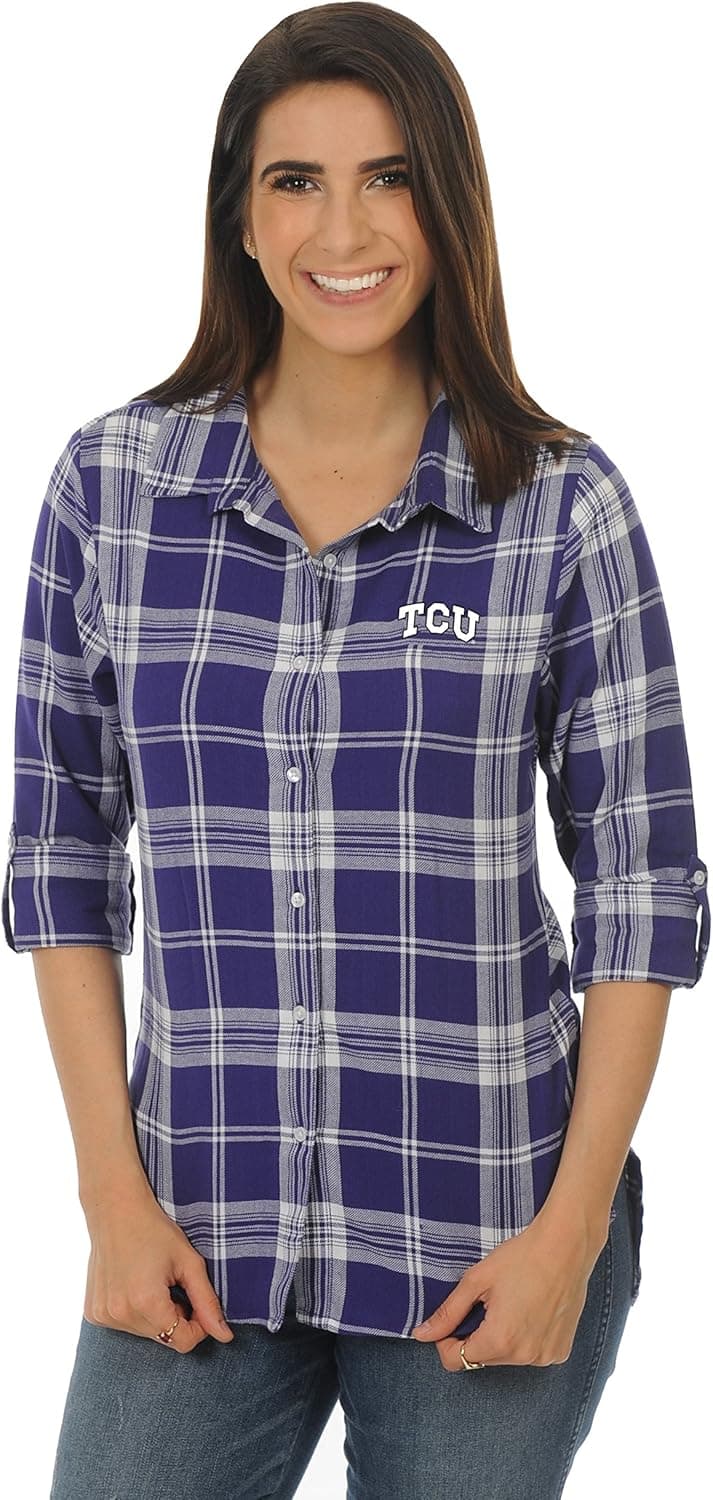 UG Apparel NCAA Womens Boyfriend Plaid