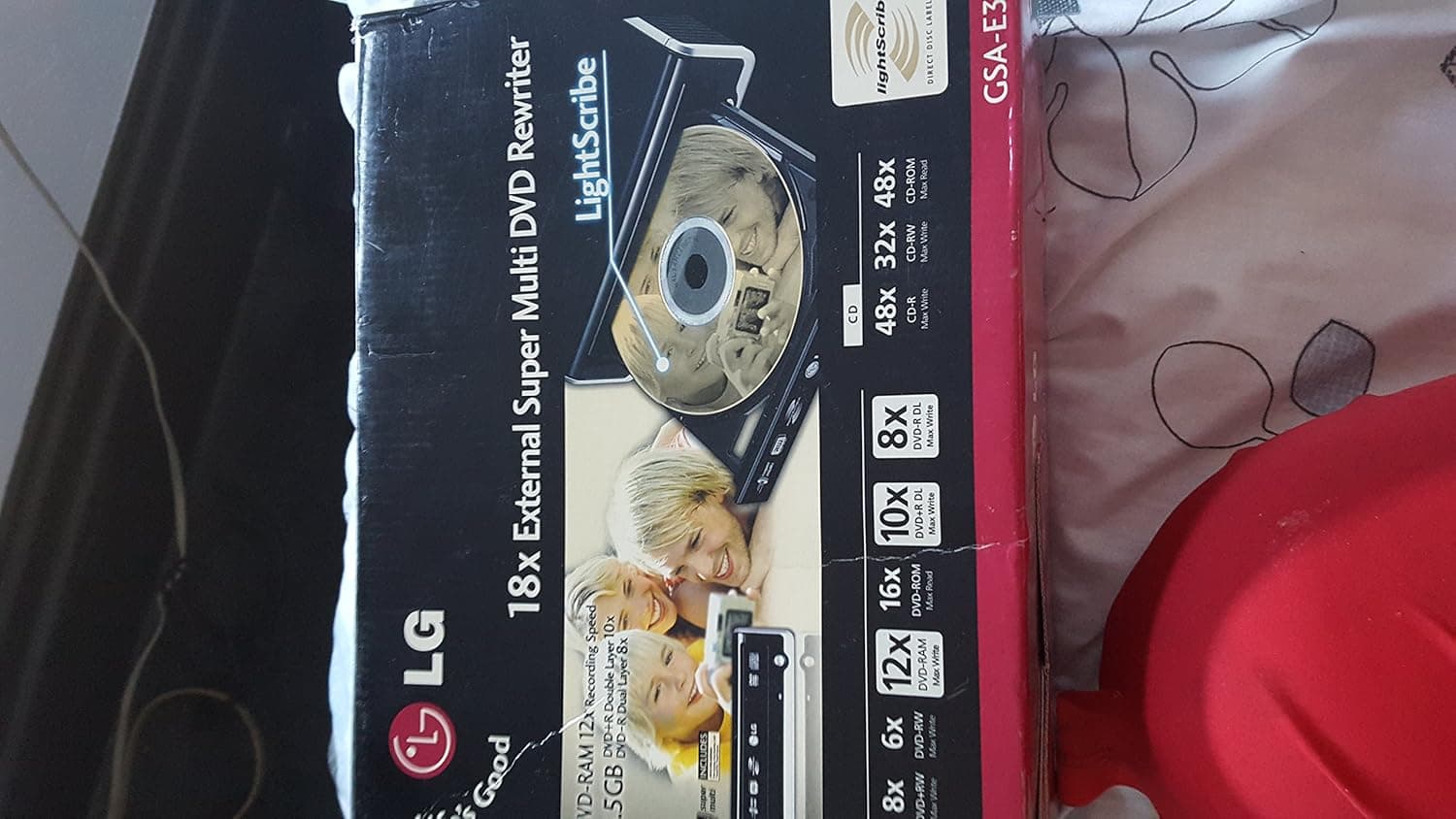 LG 18X External Super-Multi DVD Rewriter-Black (Discontinued by Manufacturer)