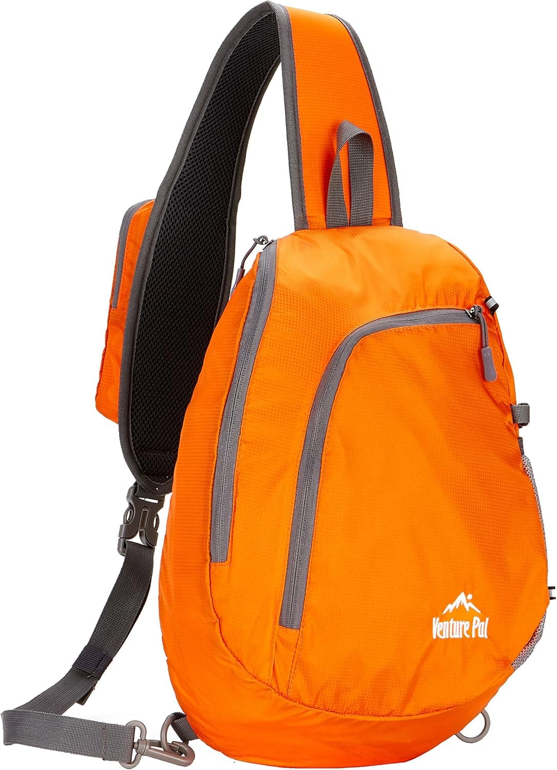 Venture Pal Sling Shoulder Crossbody Bag Lightweight Hiking Outdoor Travel Backpack Daypacks (Orange)
