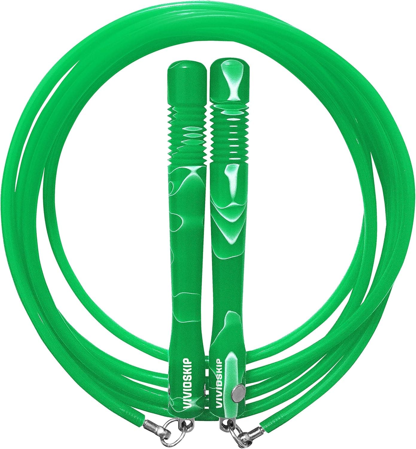 VividSkip Jump Rope - 1/2 LB HIIT - Boxing - Cardio - Contoured Anti-Slip Handles - Lose Weight with The Toughest Jumpropes on The Market - Skip on Any Surface, Any Where