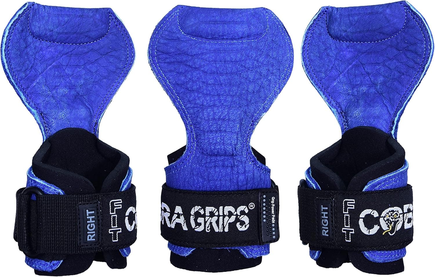Cobra Grips PRO Weight Lifting Gloves Heavy Duty Straps Alternative Power Lifting Hooks for Deadlifts Adjustable Neoprene Padded Wrist Support Bodybuilding