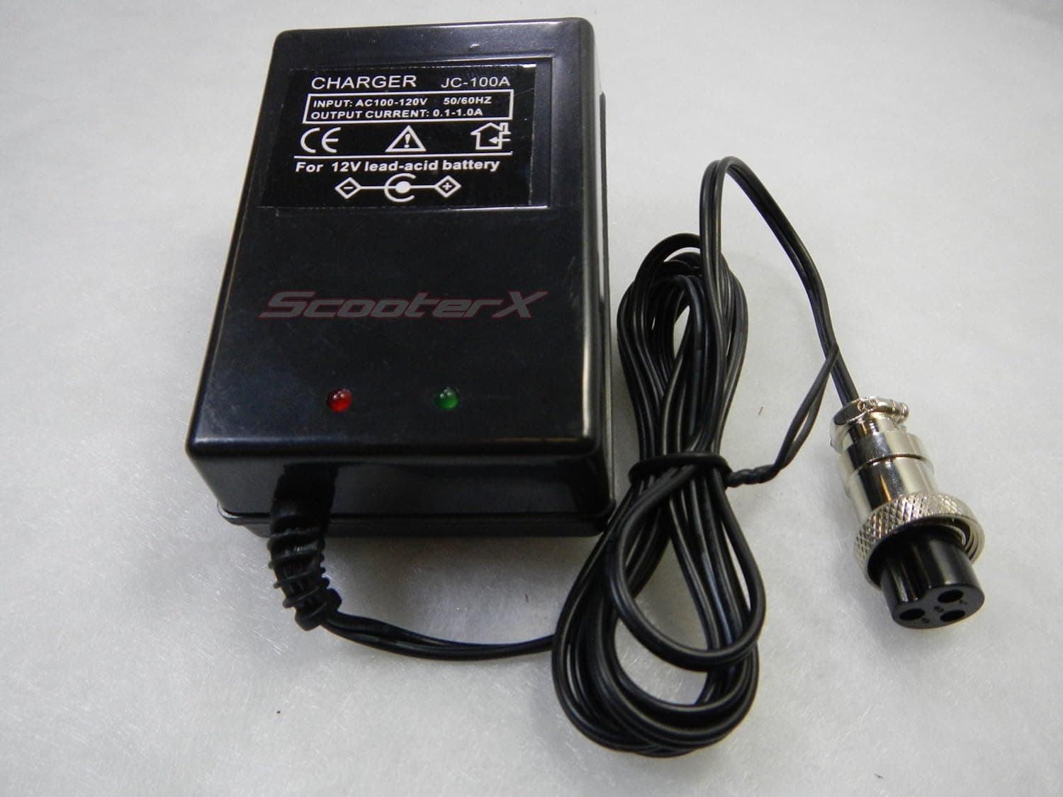 Charger AC/DC Adapter 12 Volt scooter pocket bike atv quad mini chopper