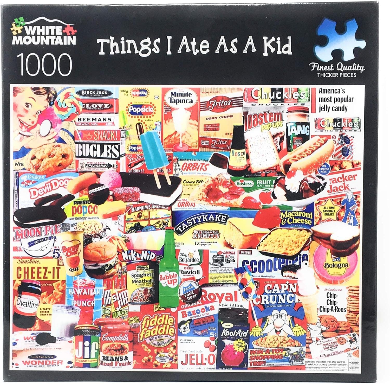 White Mountain Puzzles Things I Ate As A Kid Collage Puzzle - 1000 Piece Jigsaw Puzzle Version 1