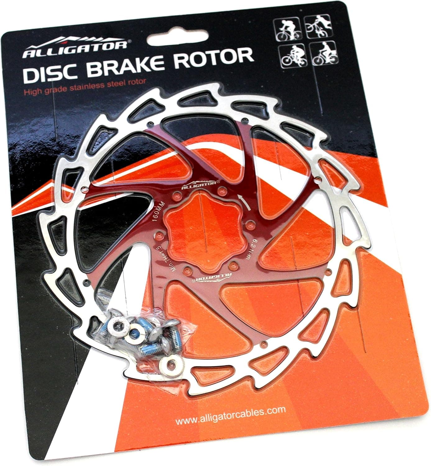 Alligator Light Weight Wind-Cutter Disc Brake Rotor