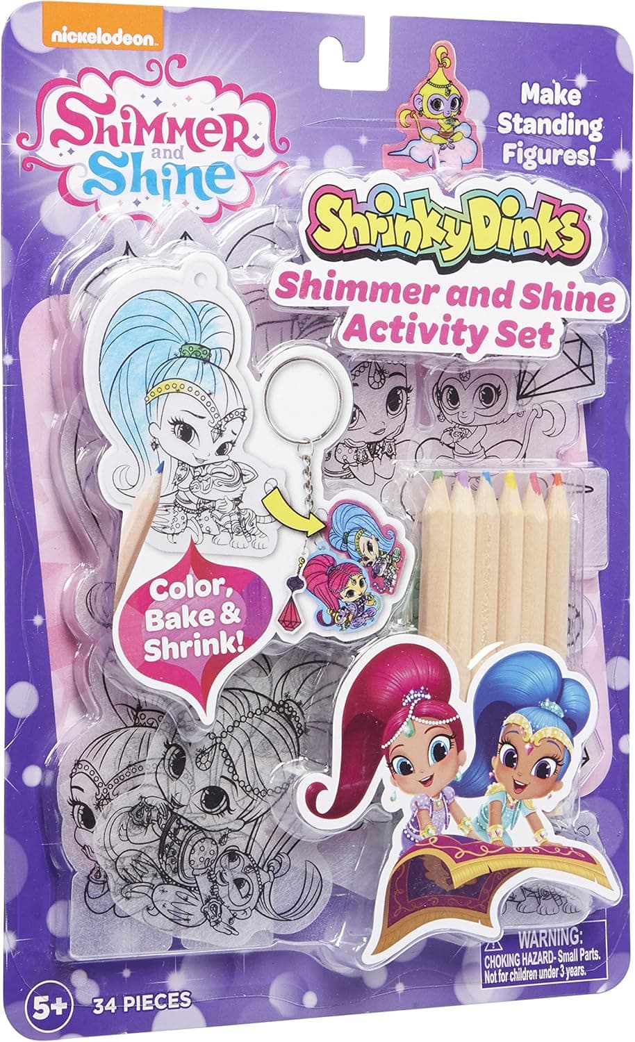 Shimmer and Shine Shrinky Dinks Activity Set