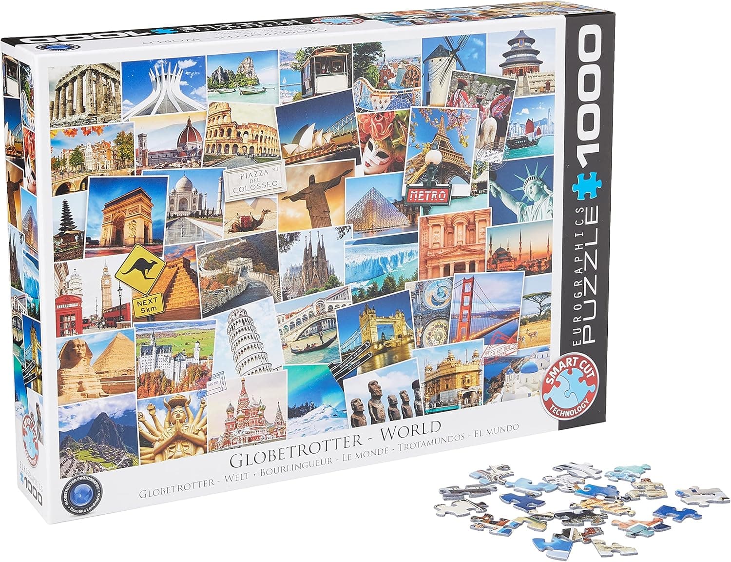 EuroGraphics World Globetrotter Jigsaw Puzzle (1000 Piece)
