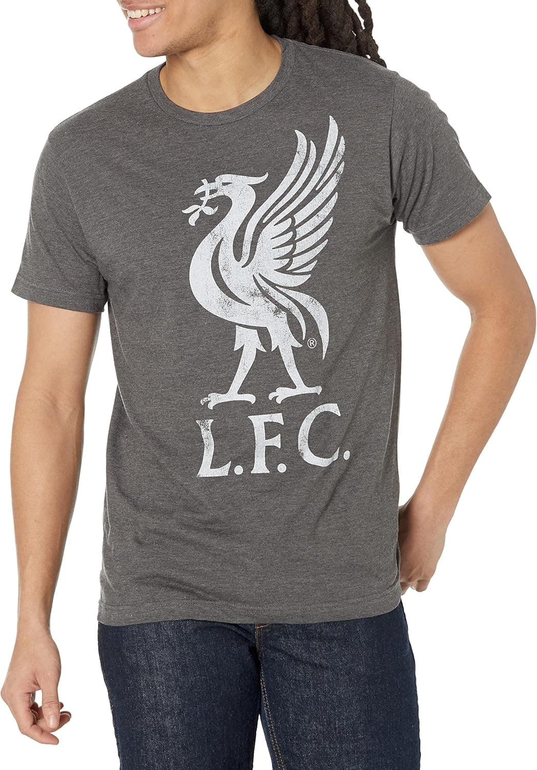 Liverpool F.C. Men's Liverpool Fc Liver Bird Logo T-Shirt