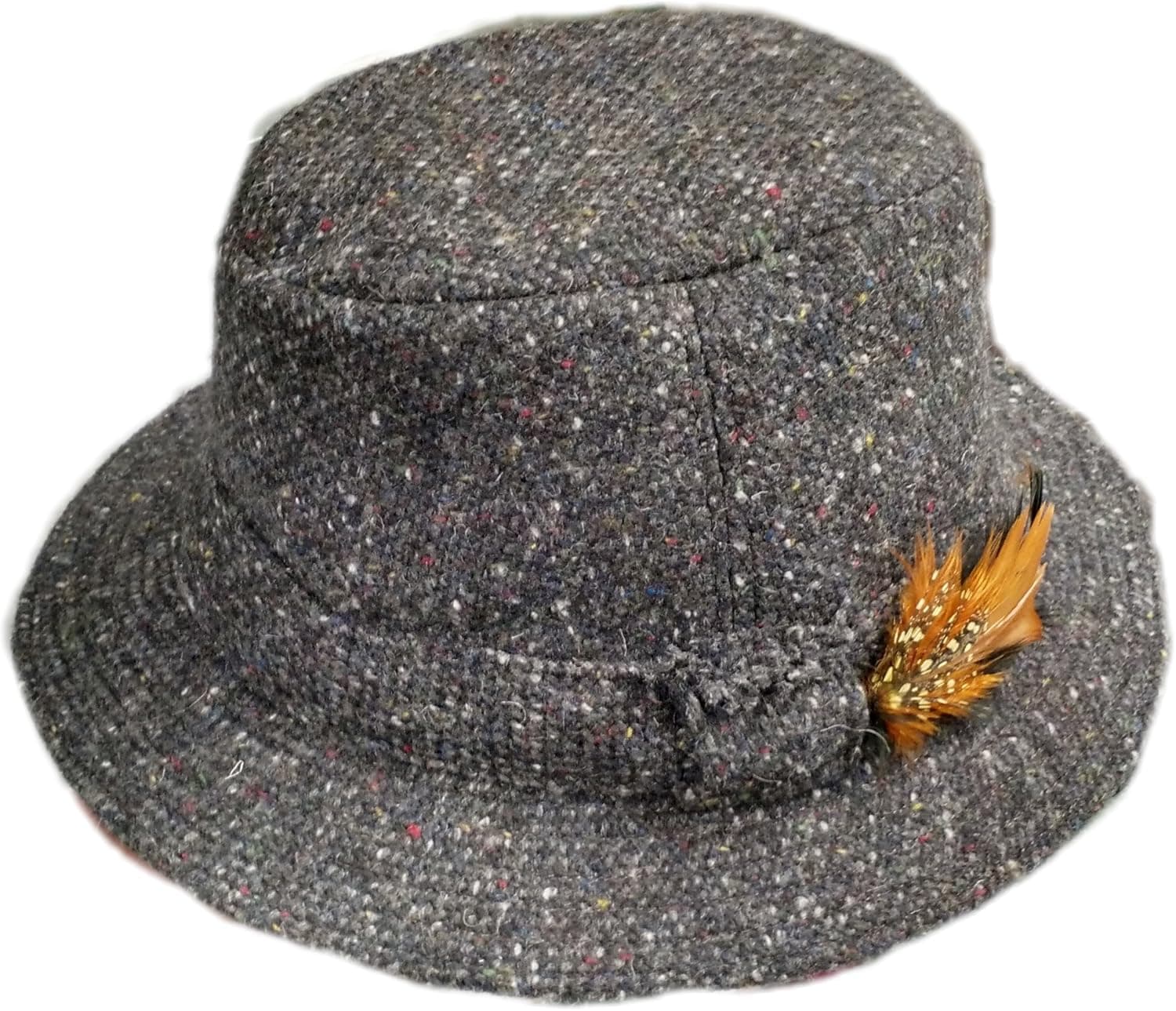 Hanna Hats Men's Donegal Tweed Original Irish Walking Hat