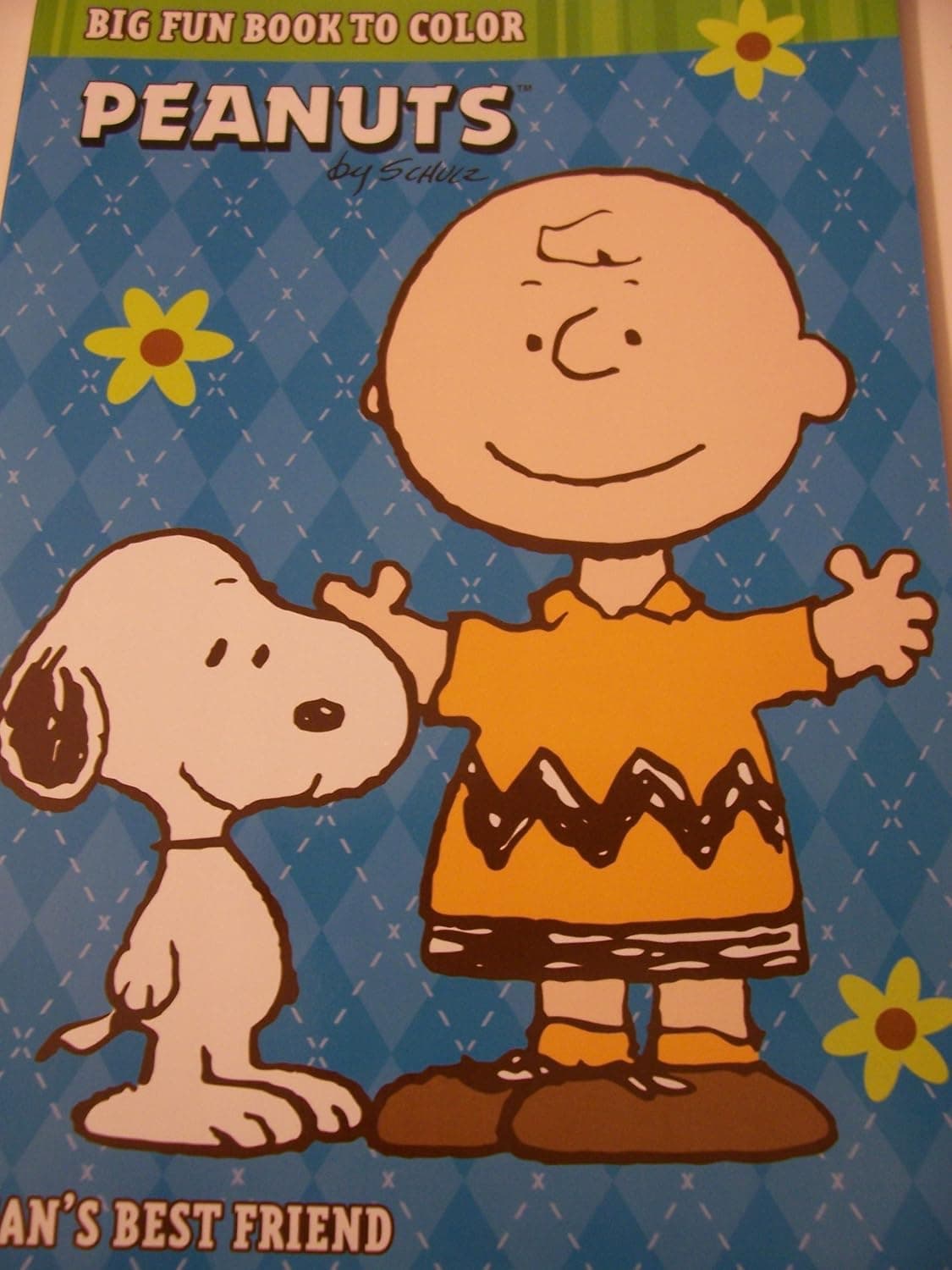 Peanuts Snoopy Big Fun Book to Color ~ Man's Best Friend (2012)