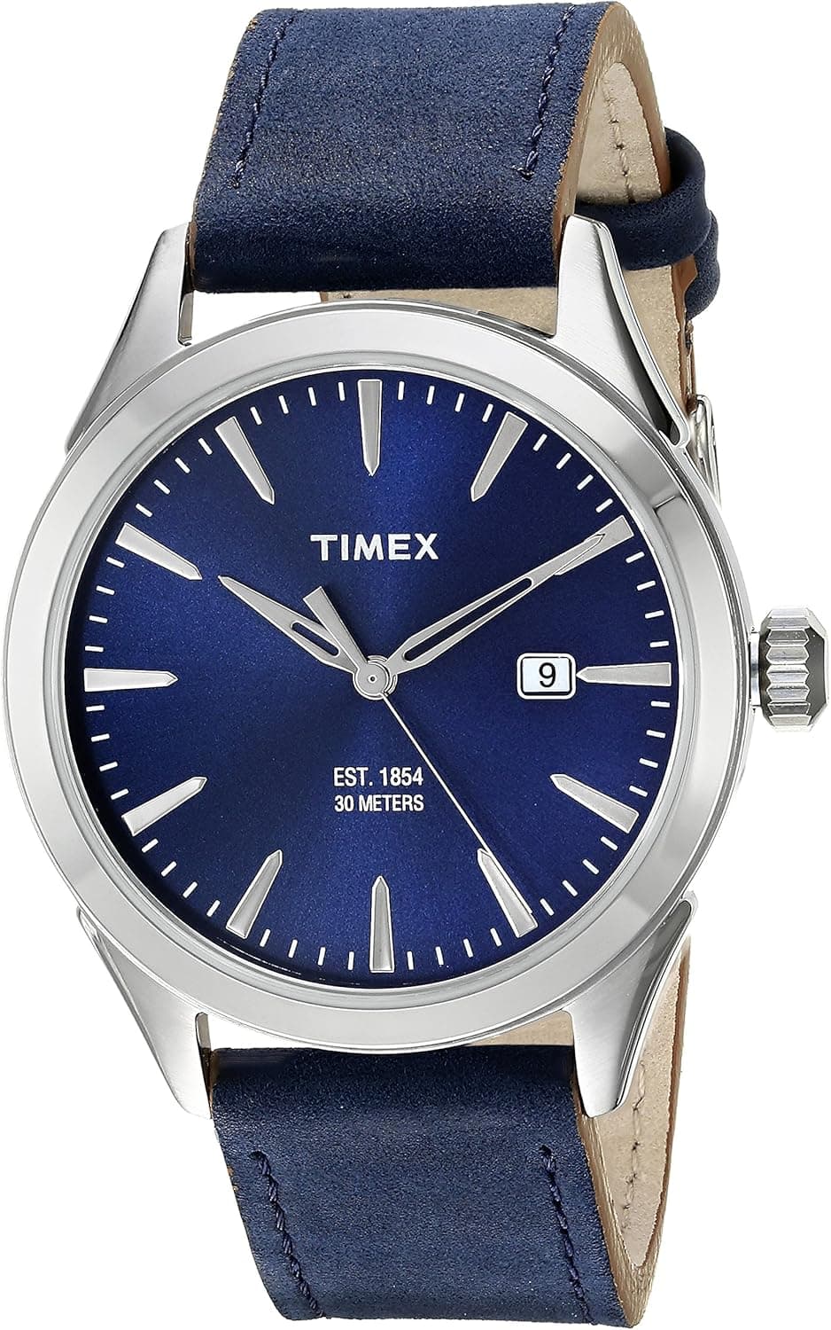 Timex Men's TW2P77400AB City Collection Analog Display Quartz Blue Watch