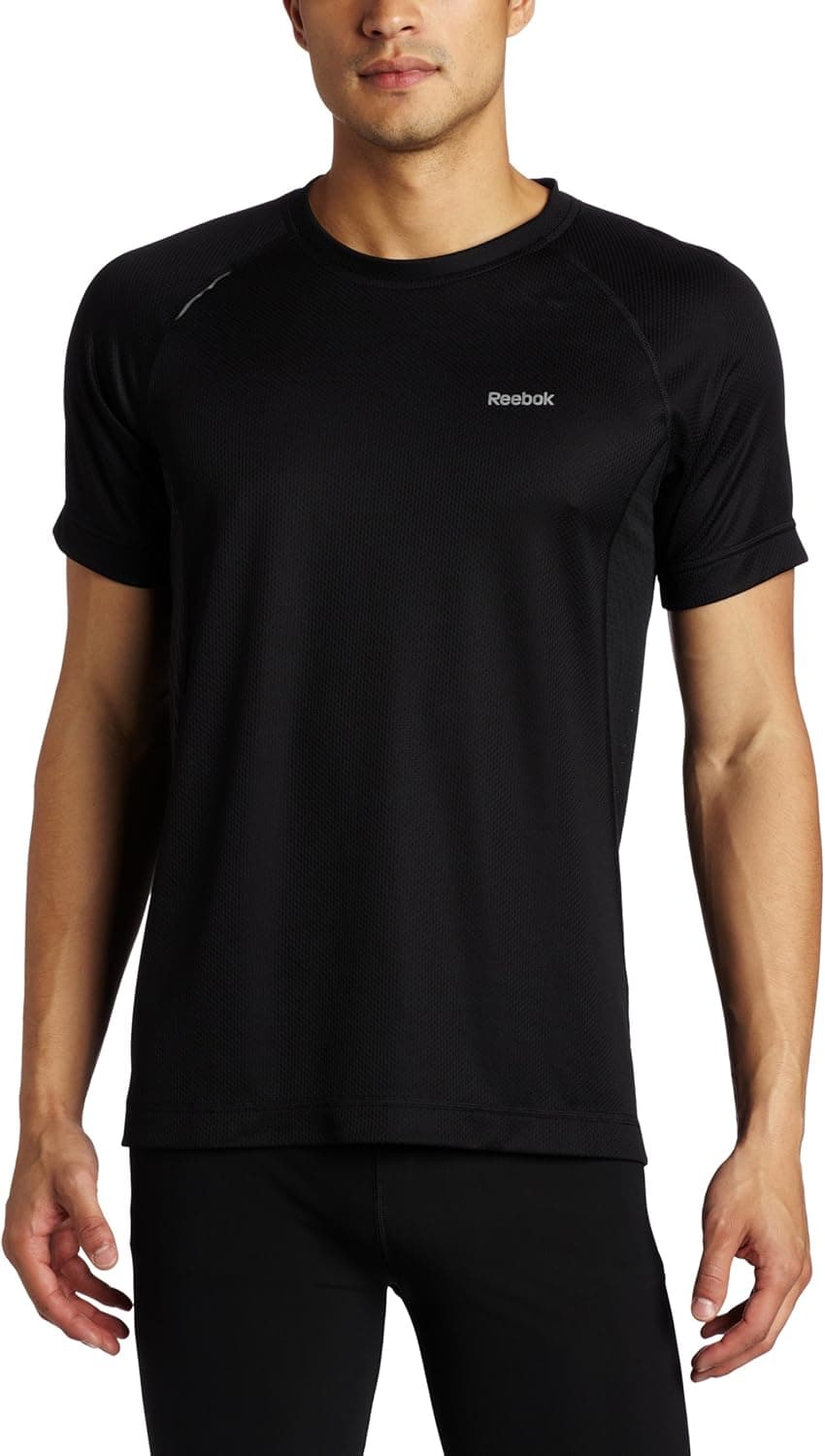 Reebok Men's SPT Ess Ss-R Short Sleeve Run Top