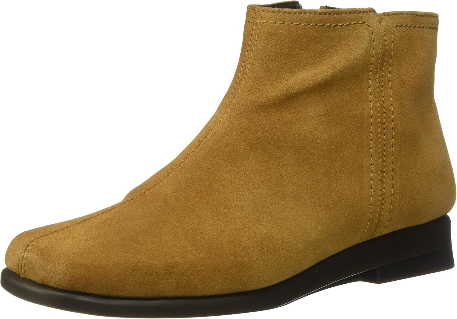 Aerosoles Women's Double Trouble 2 Ankle Bootie, Tan Suede, 9.5 M US