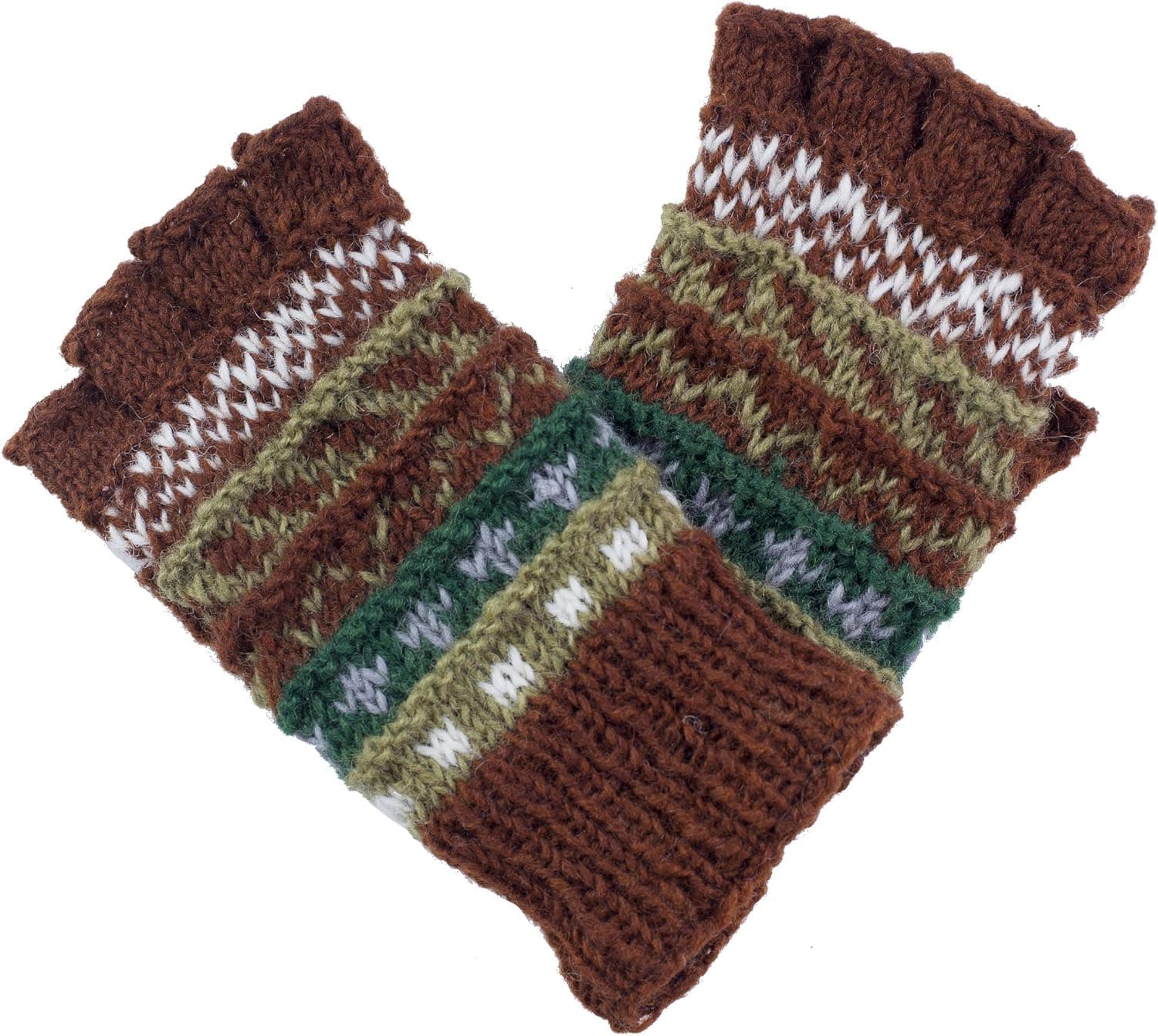 Lakhays Winter Love Fingerless Wool Arm Warmers