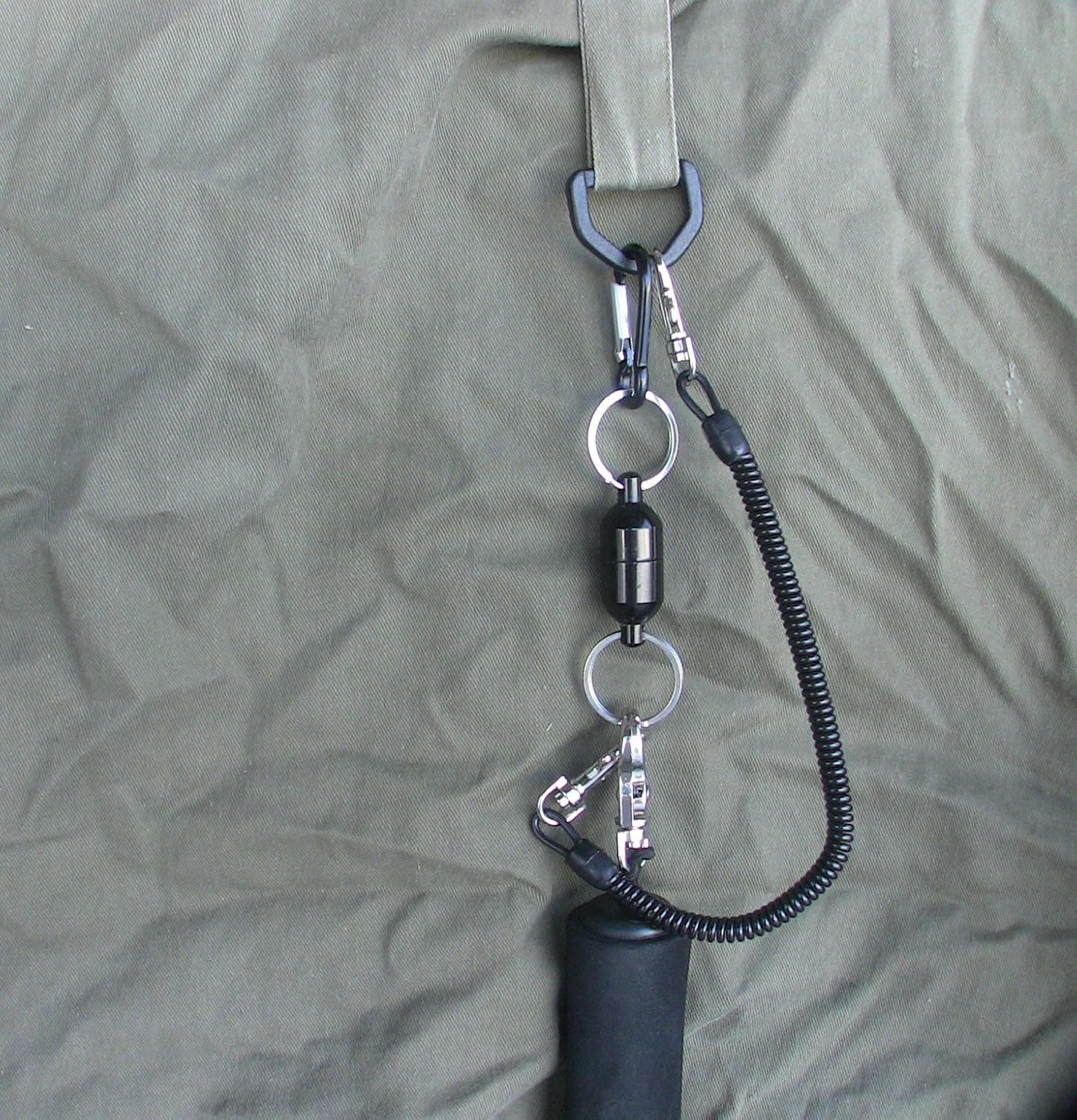 Troutster Magnetic Net Release Fly Fishing - Magnetic Net Holder | Fly Fishing Net Holder - Net Magnet - Black