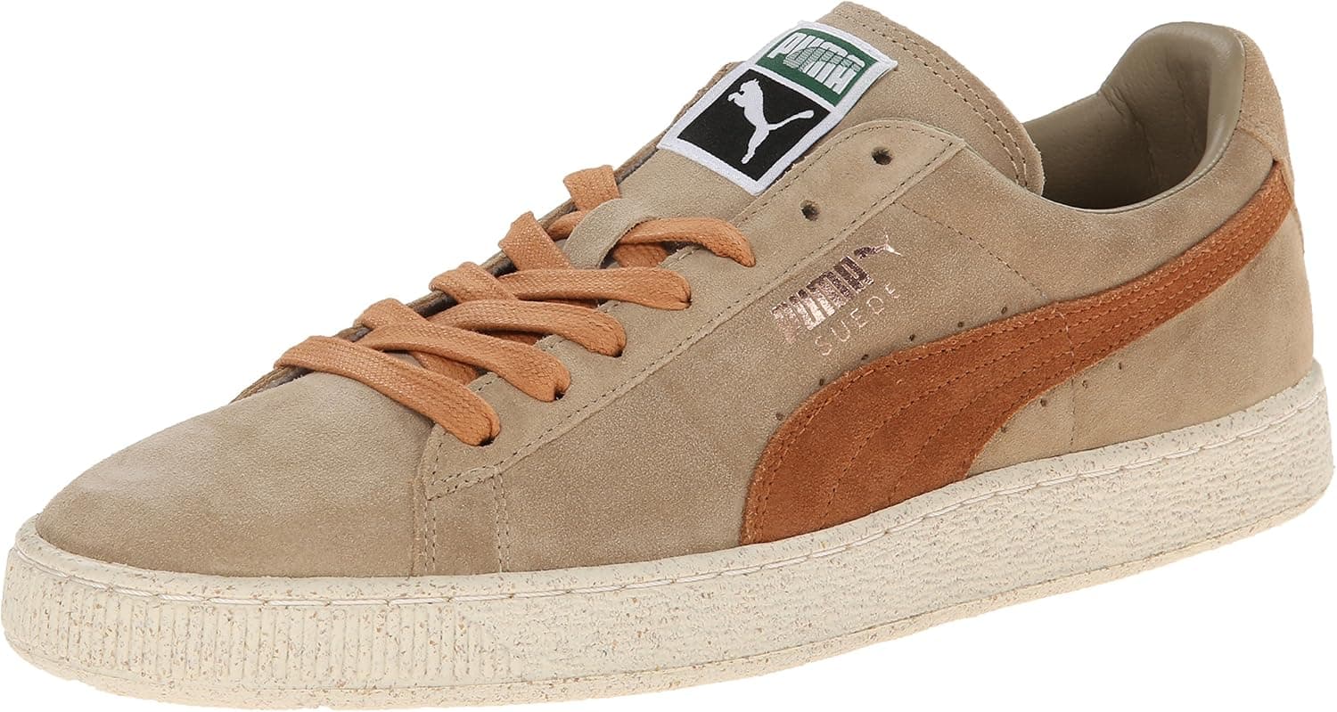 PUMA Men's Suede Classic Natural Calm Casual Sneaker
