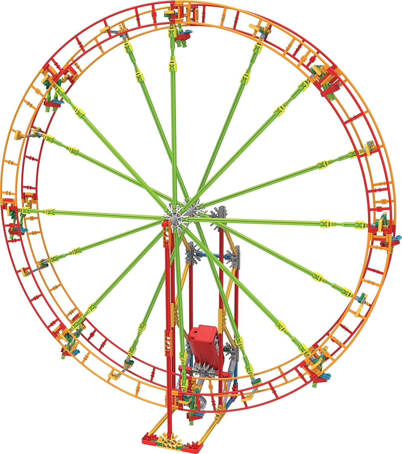 K’NEX Revolution Ferris Wheel Building Set – 344 Pieces with Battery Powered Motor – Ages 7+ Engineering Education Toy