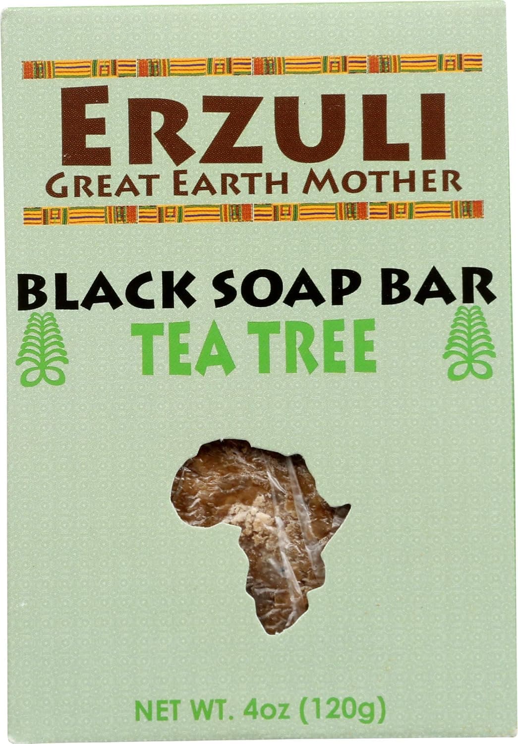 ERZULI Erzuli Black Soap Bar - Tea Tree, 4 OZ