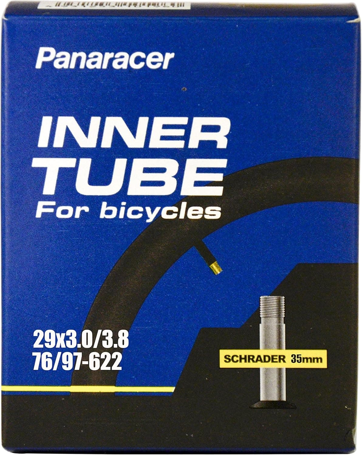 Panaracer Bicycle Tube, Schrader Valve, many different sizes, 35-48-60 mm valves, single or two pack