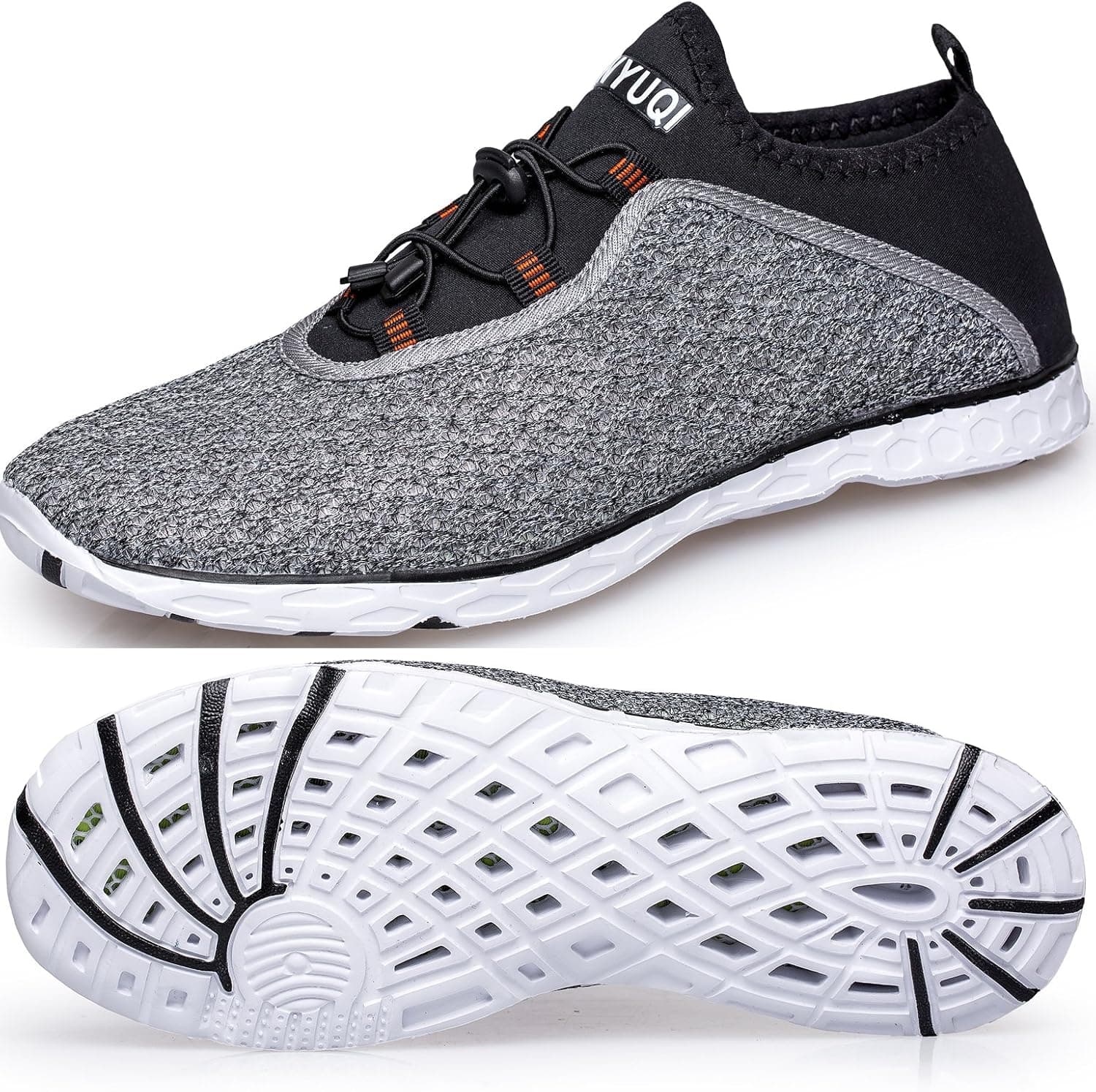 TIANYUQI Men's Mesh Slip On Water Shoes