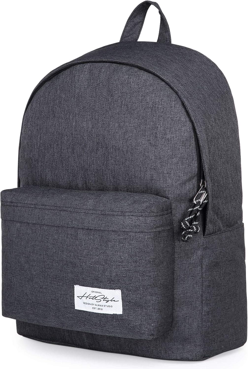 HotStyle CANDER 15" Simple College Backpack, Stylish Bookbag for High School Teens, Fits 15.6-in Laptop, fits 15-in Laptop