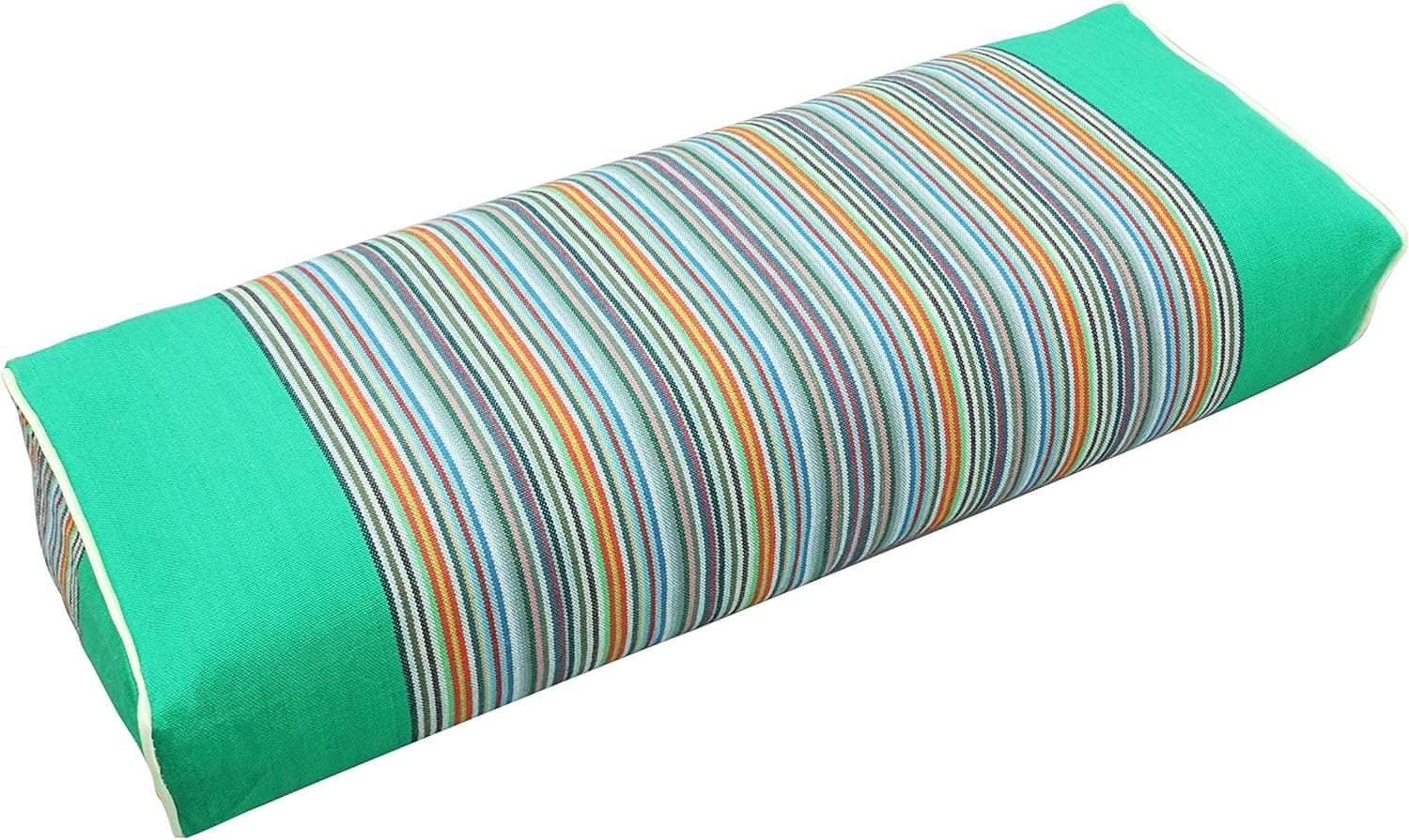 JOERRES Buckwheat Pillow 100% Organic Coarse Cloth Package. The Pillowcase Has Massaging Effect.Improve Sleep Quality. (Green)