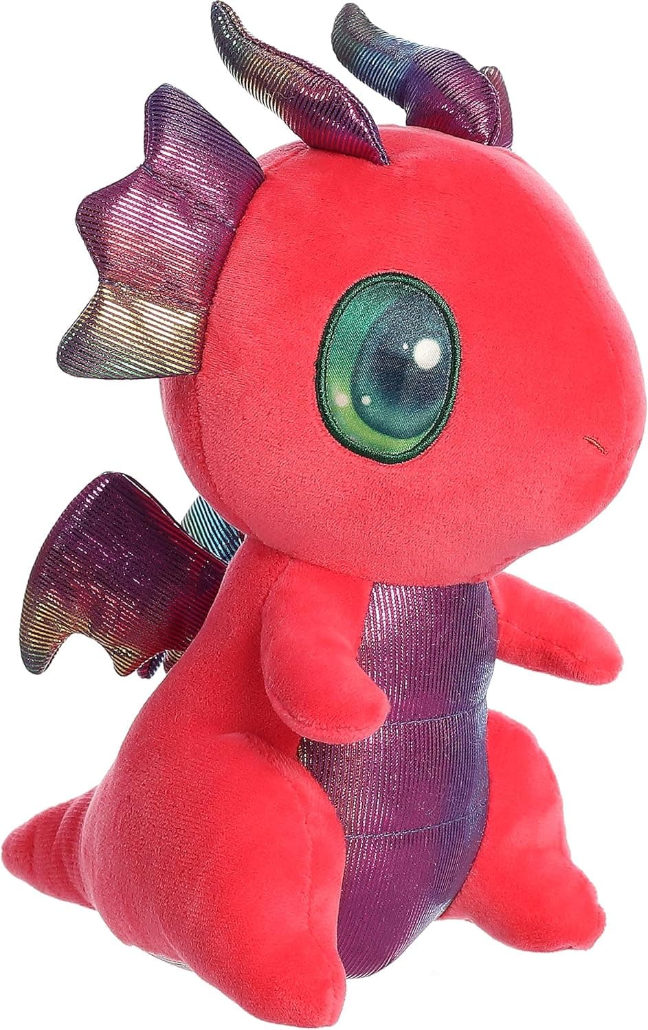 Aurora - Light-Up Cuties - 9" Light Up Shimmery Red Dragon