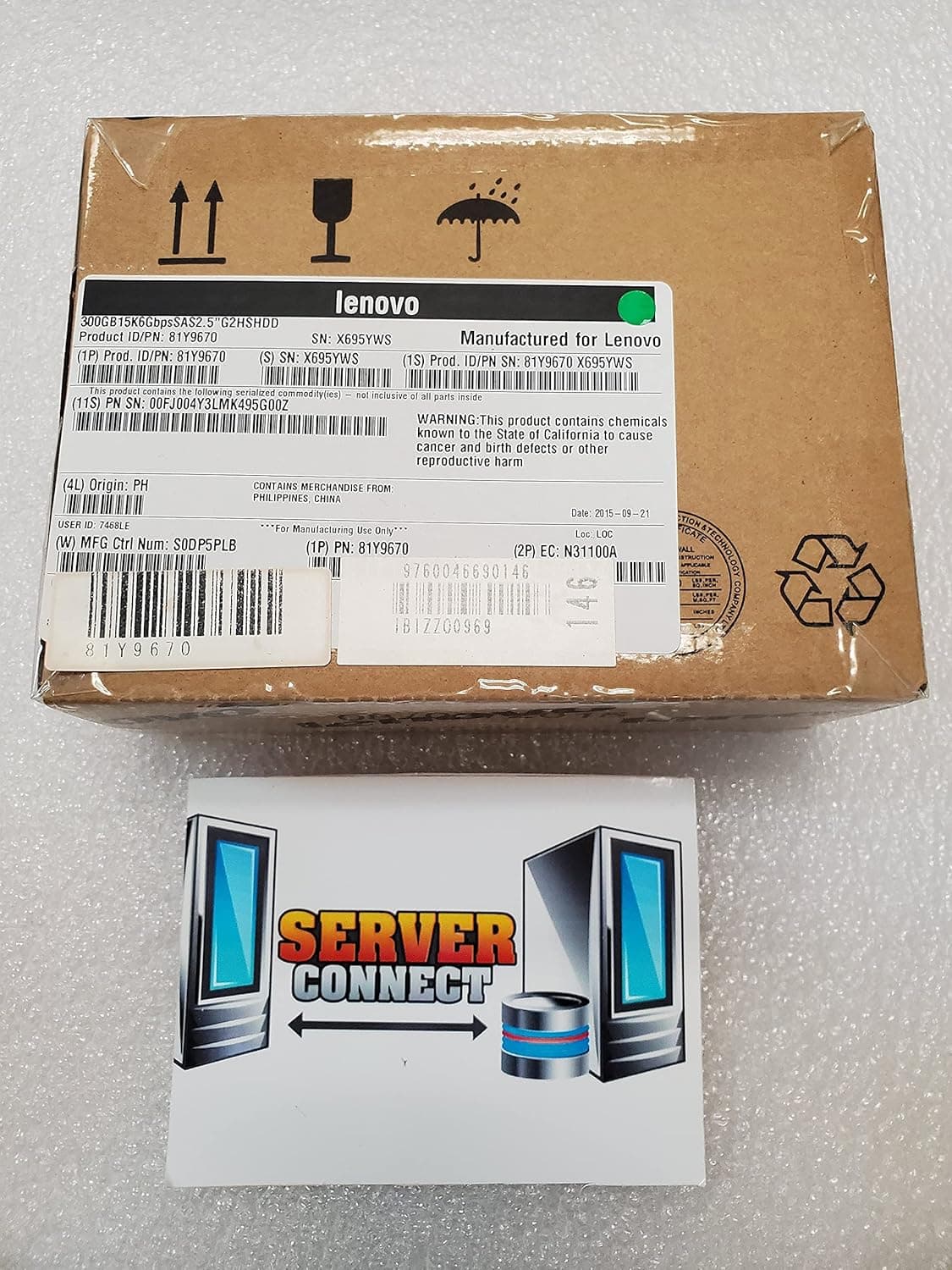 IBM 81Y9670 300 GB 2.5' Internal Hard Drive. 300GB 81Y9670 SAS 15K RPM 2.5IN SFF HOT SWAP HDD F/ SYSTEM X3350 SASHD. SAS 600 - 15000 rpm - Hot Swappable