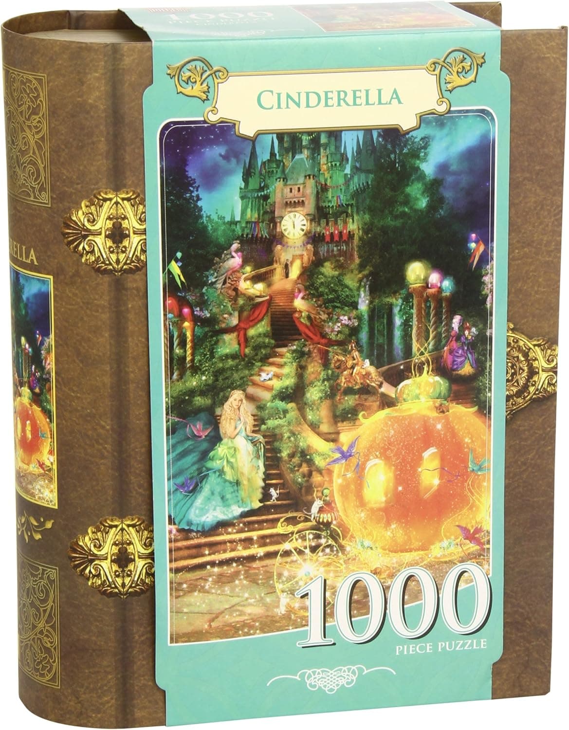 MasterPieces Cinderella Book Box Jigsaw Puzzle, 1000-Piece