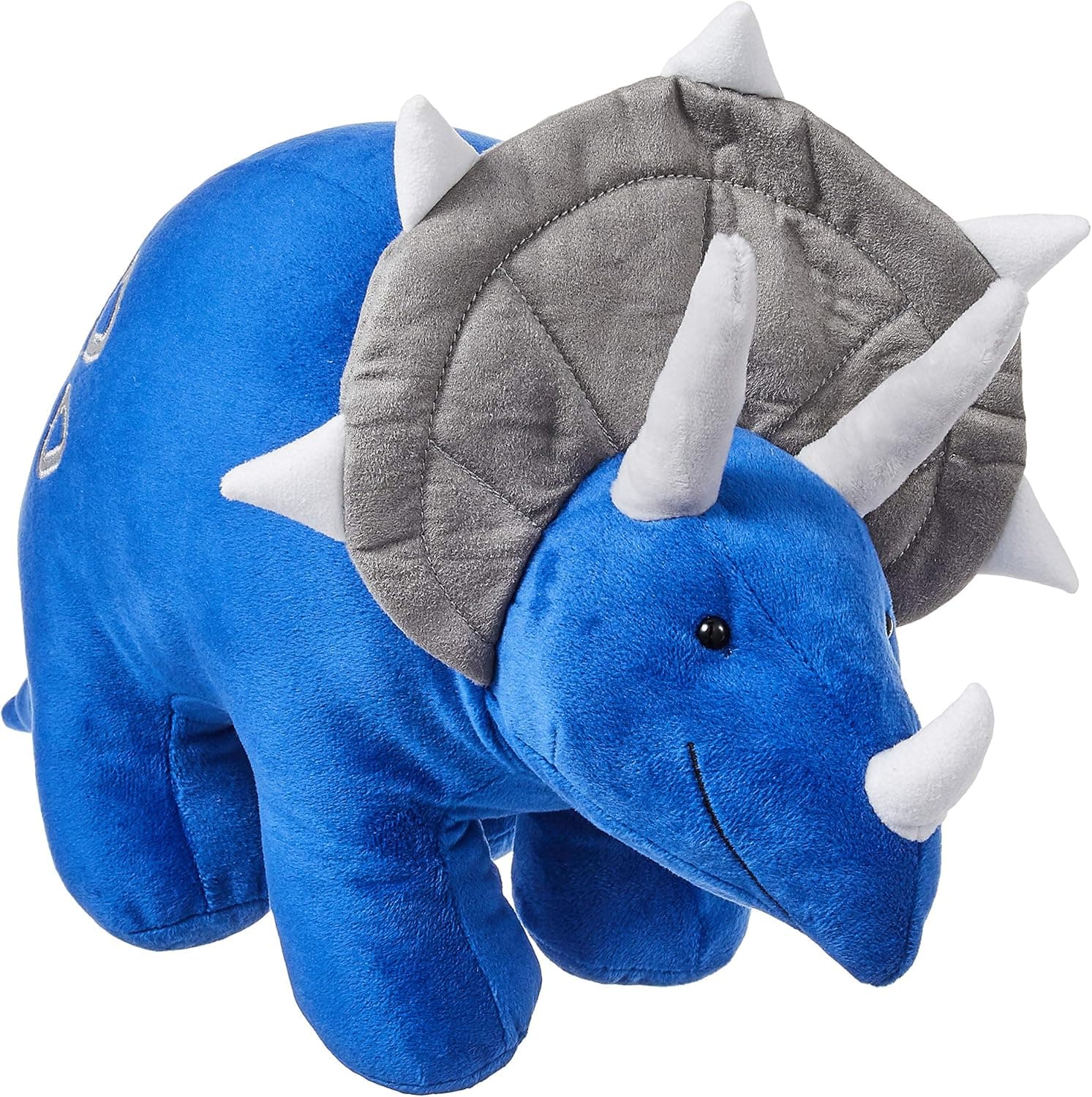 GUND Charger Dinosaur Triceratops Stuffed Animal Plush, Blue, 20”