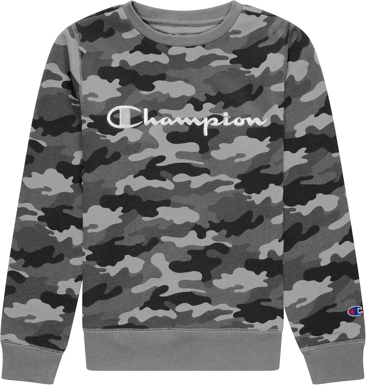 Champion Unisex Heritage Boy and Girls Fleece Pullover Scipt Sweatshirt