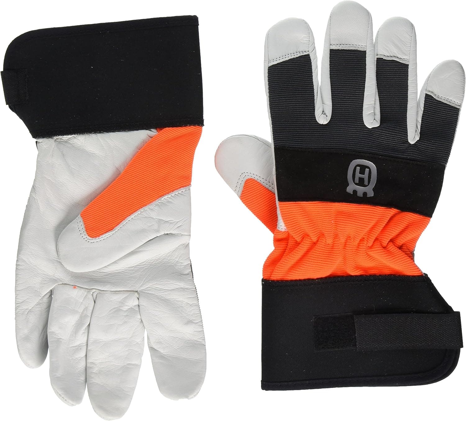 Husqvarna 579379910 Classic Heavy Duty Leather Work Gloves, One Size Fits All