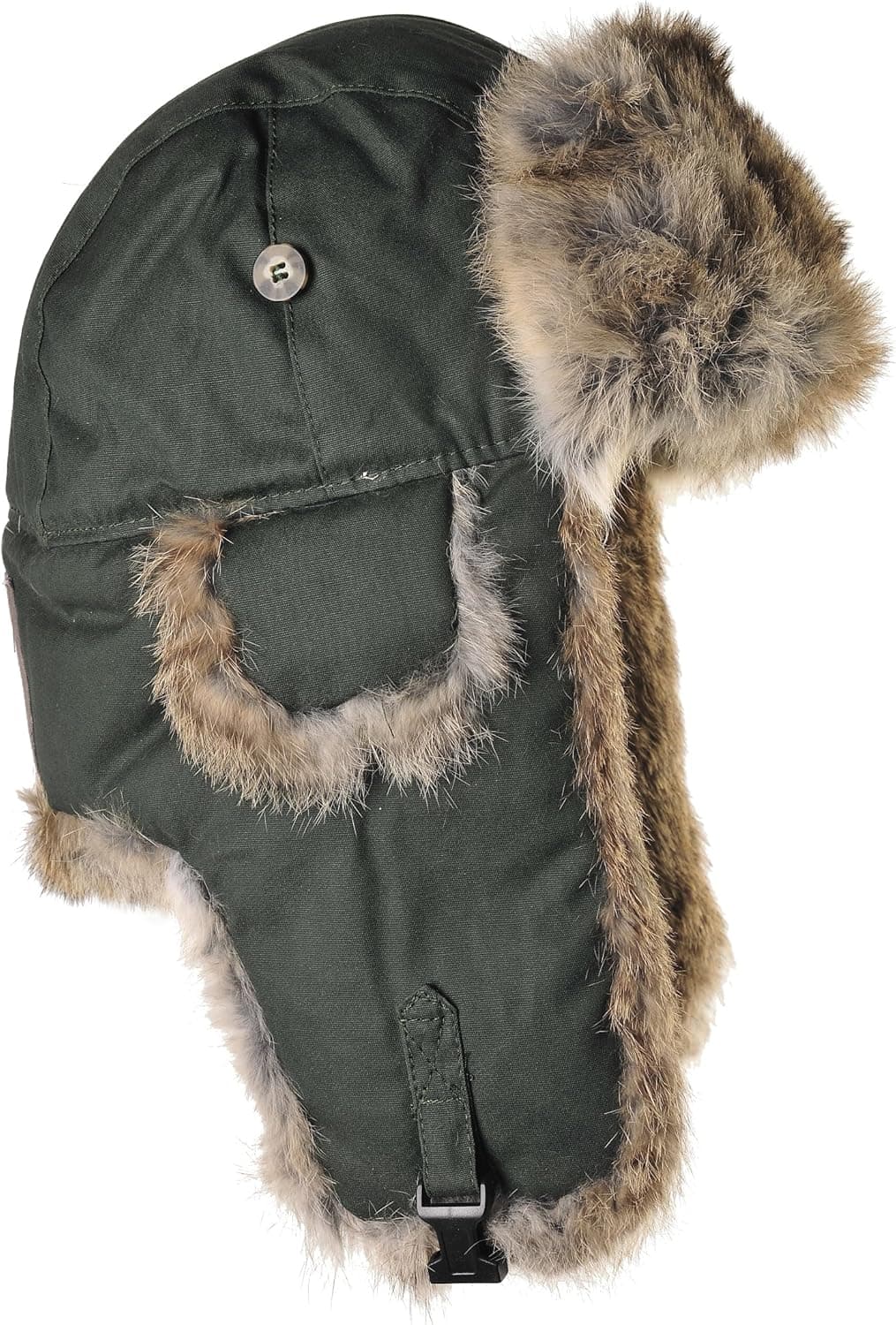 Mad Bomber Original Wool Aviator Pilot Hat Real Rabbit Fur Trapper Hunting Cap