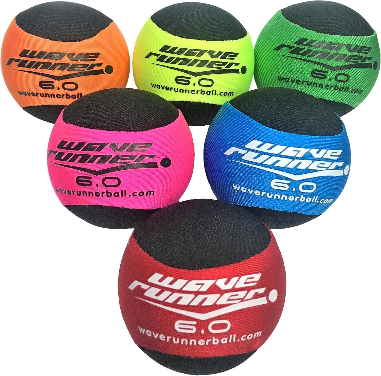 Wave Runner 6.0 Water Bouncing Ball (6-Pack)