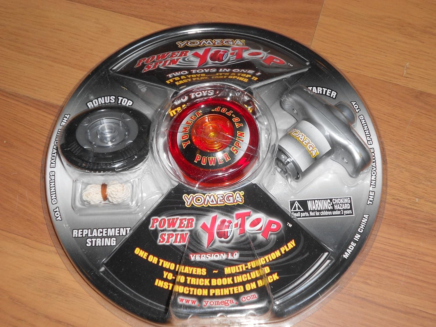 Yomega Red Power Spin Yo-Top