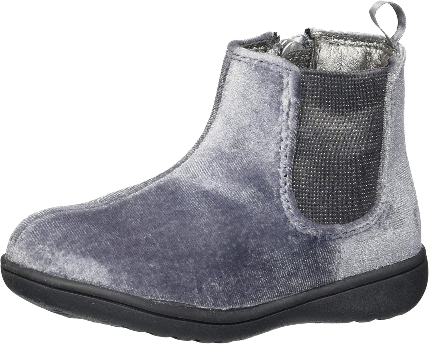 Carter's Unisex-Child Girl's France2 Grey Velvet Boot Ankle