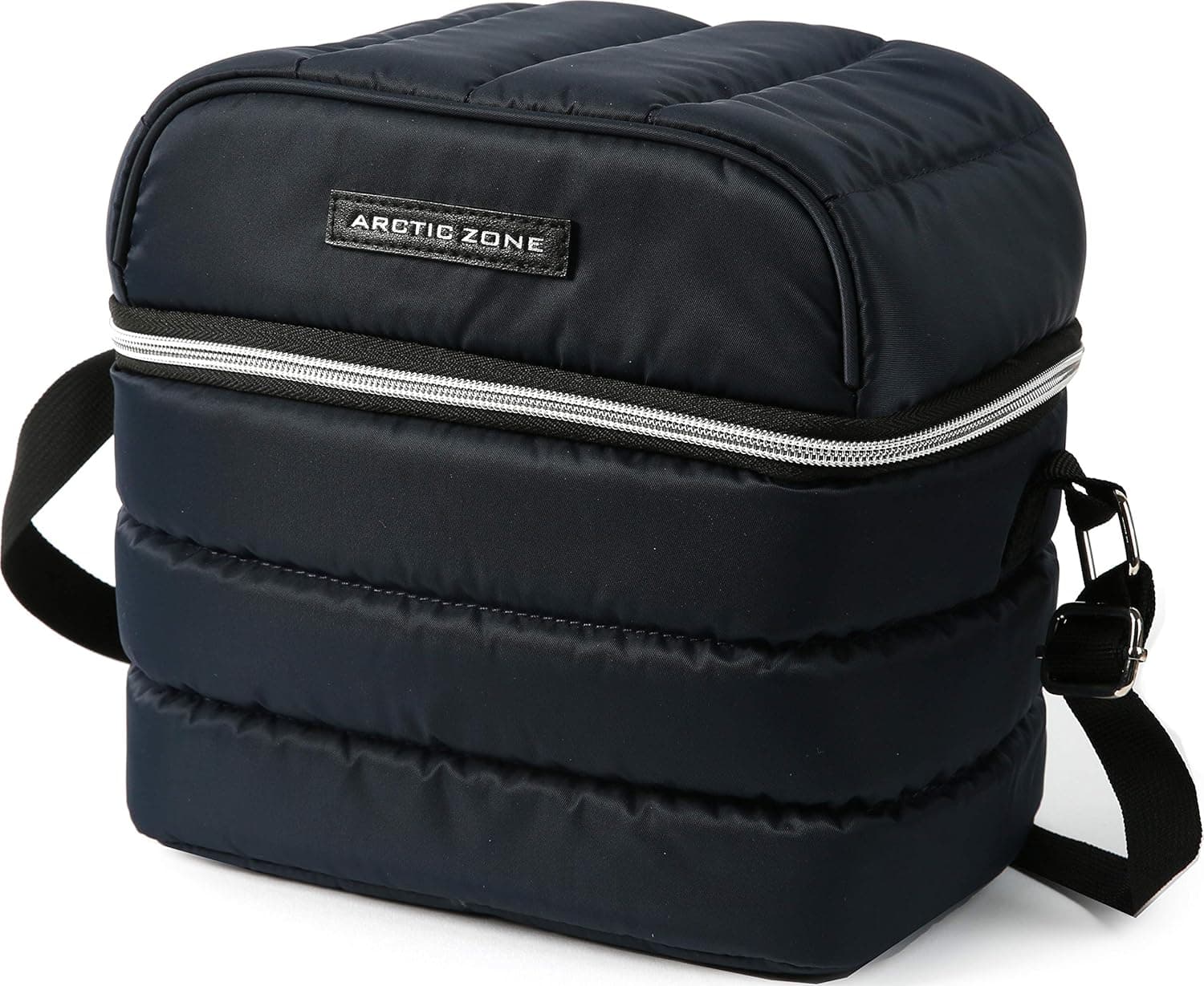 Arctic Zone Crossbody Quilted Lunch Pack - Majolica Blue