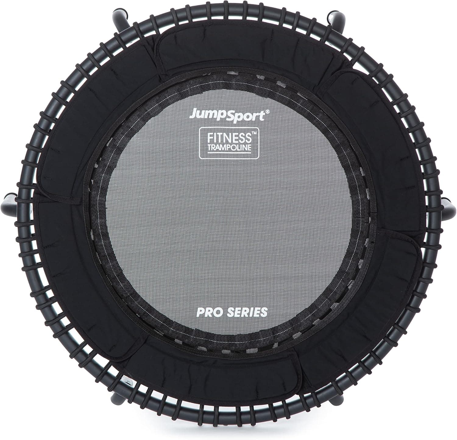 JumpSport 350/370 PRO Indoor Heavy Duty Fitness Trampoline, 39-inch | 36 Premium EnduroLast 4 Elastic Cords | Customized Bounce with 7 Settings | 300 lb Wt. Rating | 60-Day Free Trail to 350+ Videos