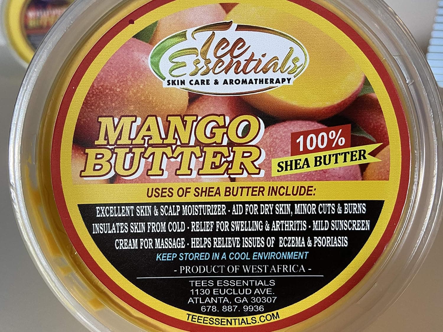 Tee Essentials Whipped Shea Butter (Mango Butter, 16oz)