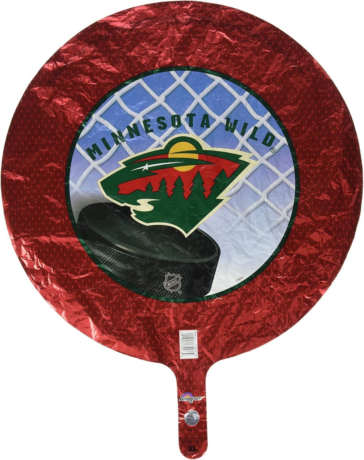 Anagram International Minnesota Wild Foil Flat Party Balloons, 18", Multicolor
