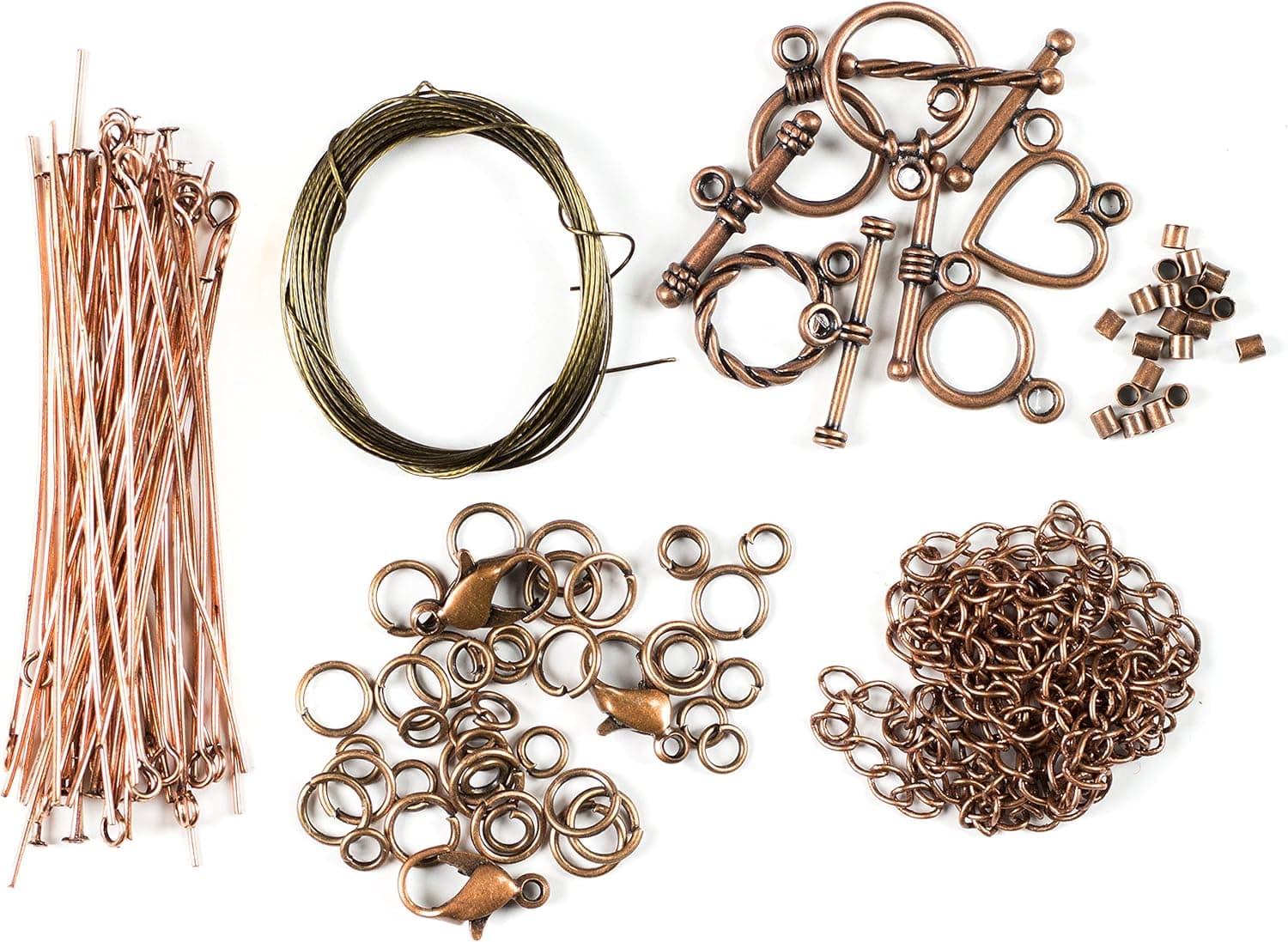 Cousin DIY Copper Necklace Starter Kit - 119pc