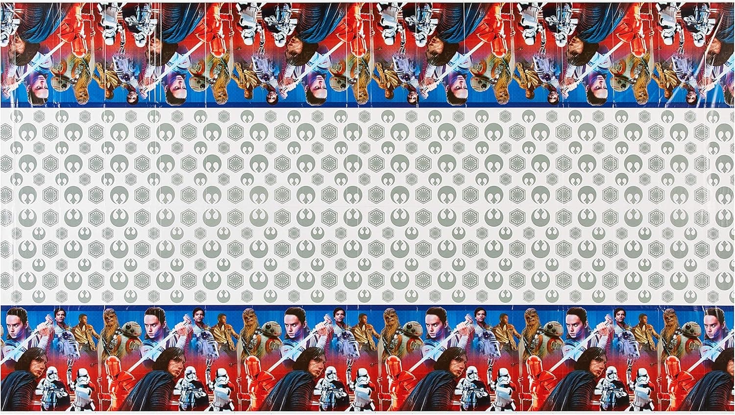 American Greetings Star Wars: The Last Jedi Party Supplies, Plastic Party Table Cover, 54" x 96"