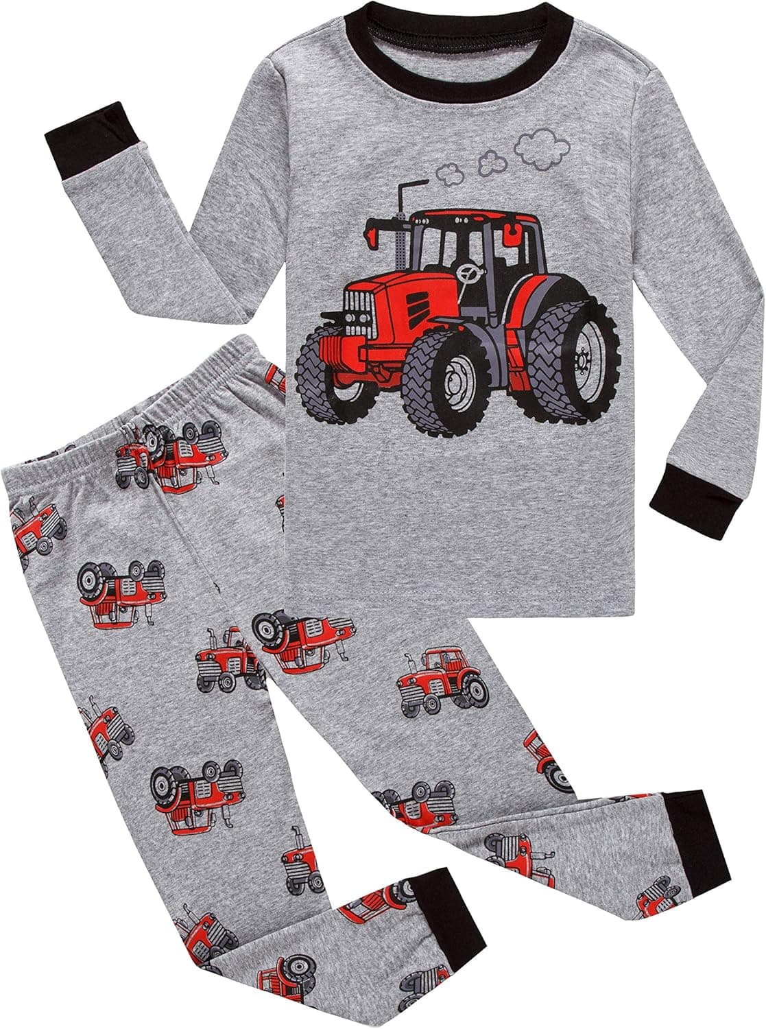 Family Feeling Little Big Boys Pajamas Sets 100% Cotton Pjs Toddler Kids Jammies