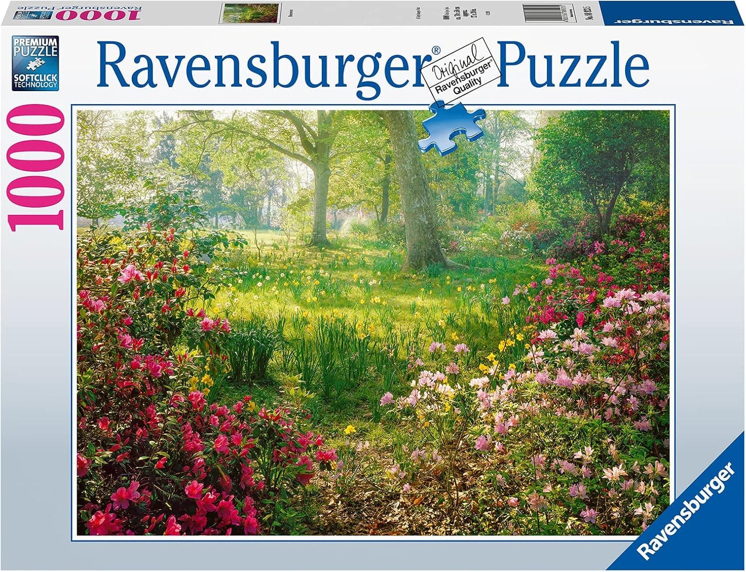 Ravensburger Springtime Garden 1000 Piece Jigsaw Puzzles for Adults & Kids Age 14 Years Up - Landscape Puzzle, Amazon Exclusive
