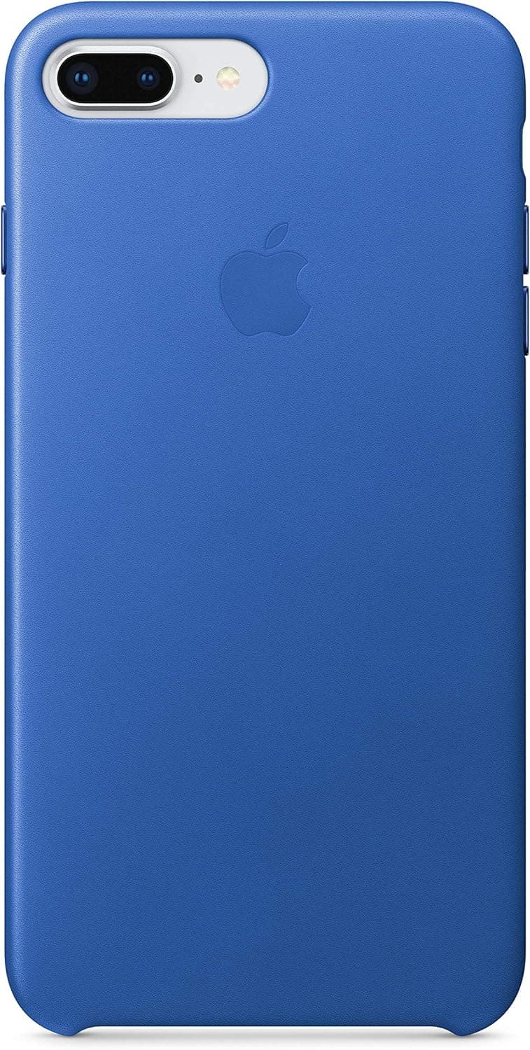Apple Leather Case (for iPhone 8 Plus/iPhone 7 Plus) - Electric Blue