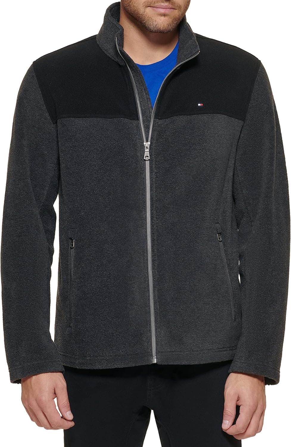 Tommy Hilfiger Men's Classic Zip Front Polar Fleece Jacket