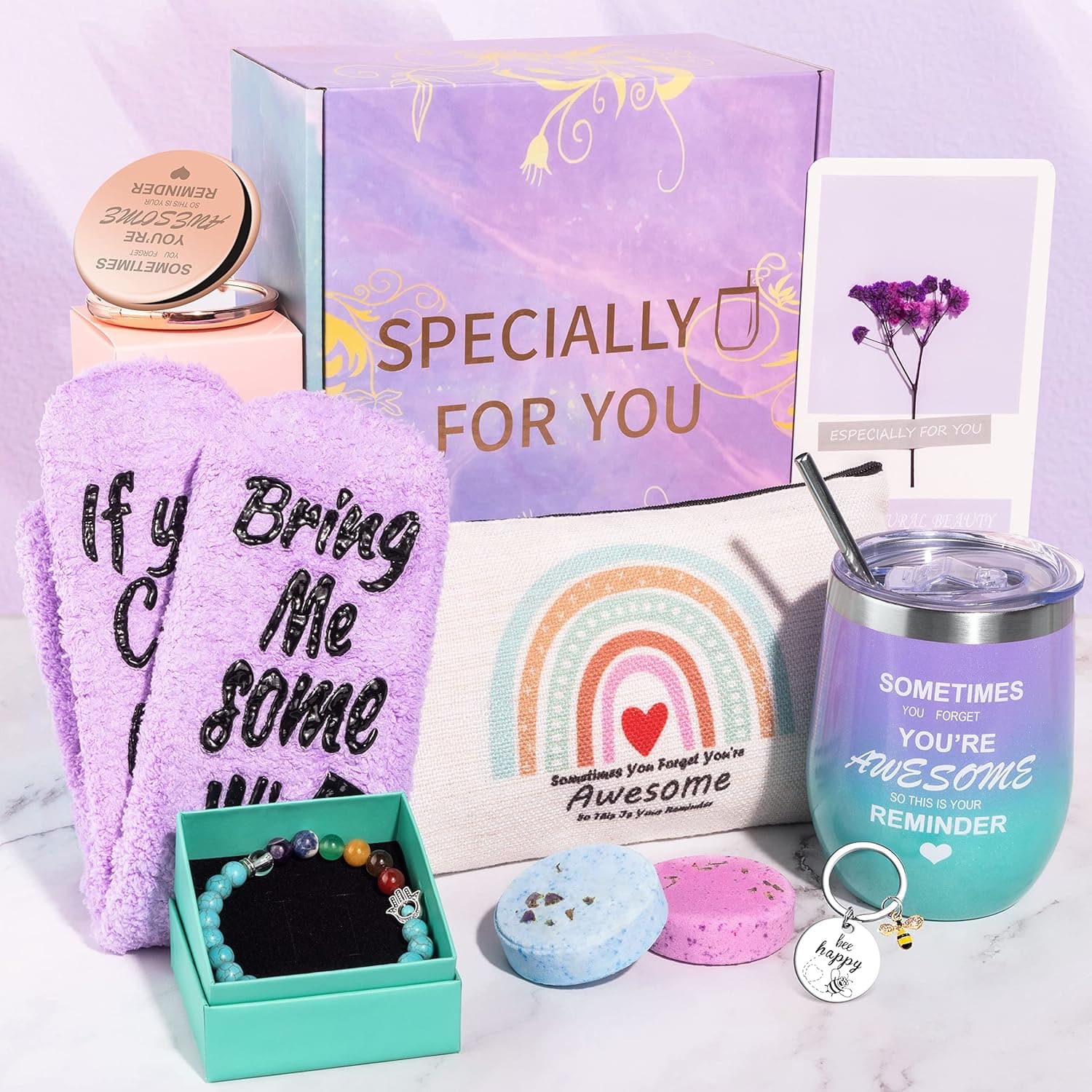 Birthday Gifts for Women, Unique Gifts for Women, You are Awesome Tumbler Inspirational Gifts for Her Best Friend Mom Sister Wife, Get Well Soon Gifts Thank You Gifts for Women Who Have Everything