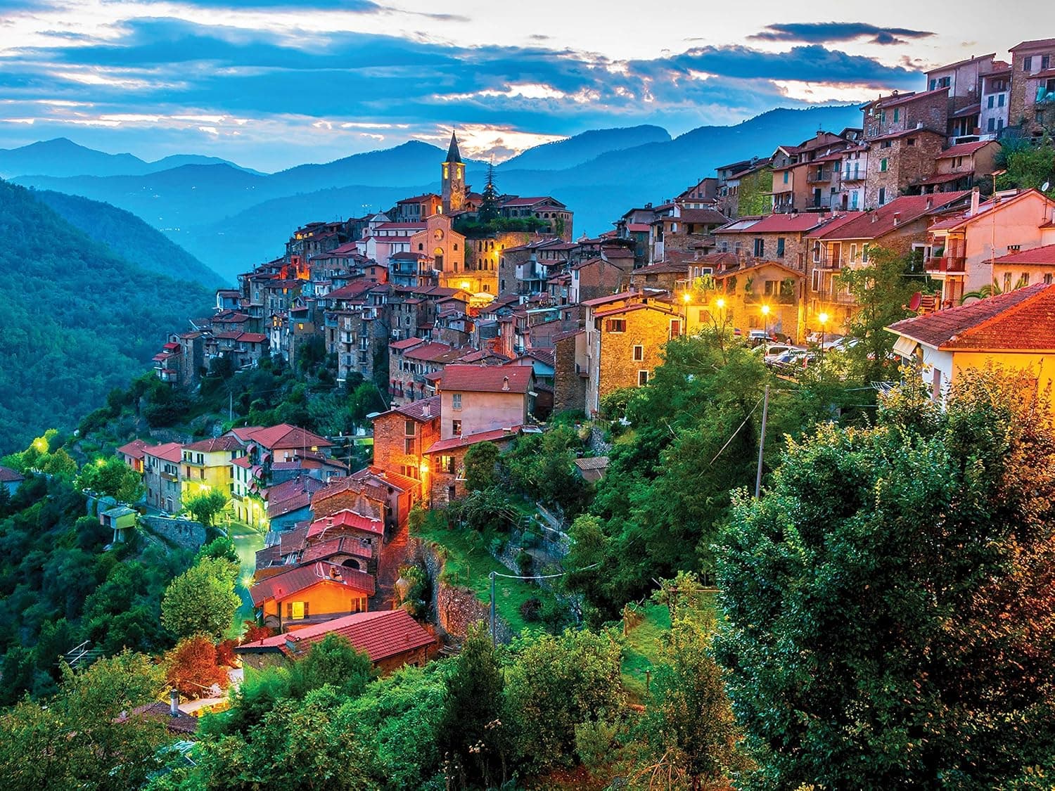 300 Large Piece Jigsaw Puzzles, Lovely Liguria Italy
