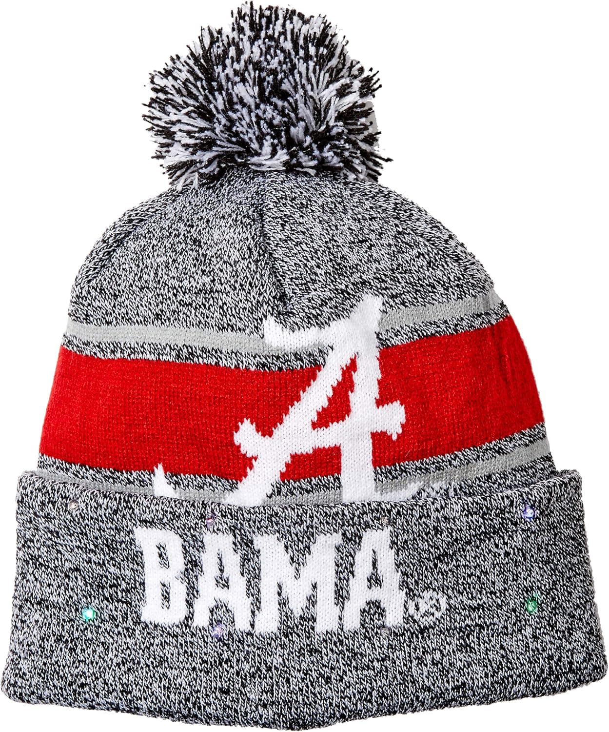 NCAA Alabama Crimson Tide Unisex Gray Stripe Beaniegray Stripe Beanie, Team Color, One Size